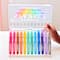 OOLY Rainbow Sparkle Metallic Watercolor Gel Crayons, 12ct.